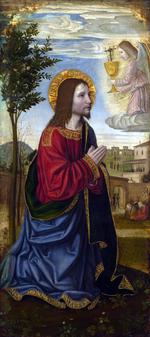 欧洲12-19世纪油画二_BERGOGNONE, Ambrogio - The Agony in the Garden